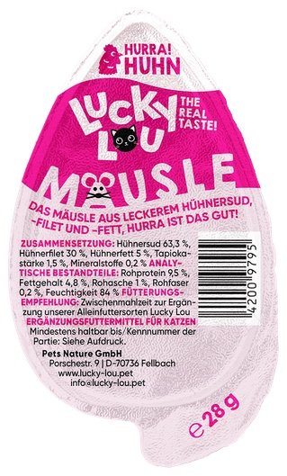 Lucky Lou Mäusle Kurczak 28g