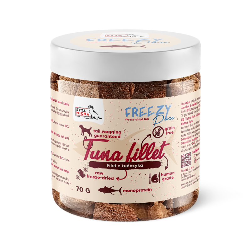 FREEZY Pure Liofilizowany filet z tuńczyka 70g