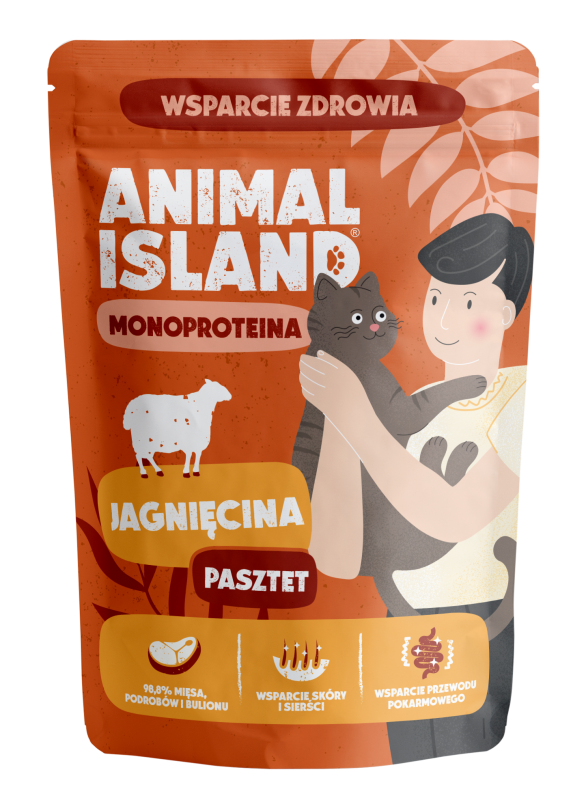 Animal Island Monoproteina Kot Jagnięcina 100g