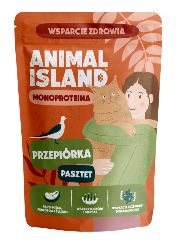 Animal Island Monoproteina Kot Przepiórka 100g