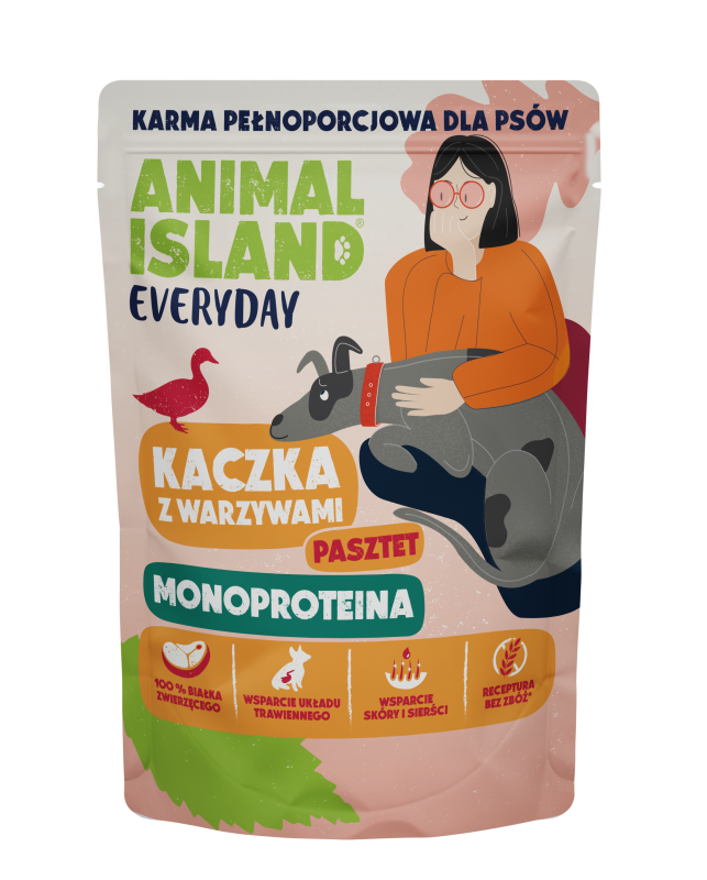 Animal Island Everyday Mono Pies Kaczka z warzywami 300g